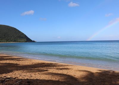 Arc en ciel plage deshaies guadeloupe